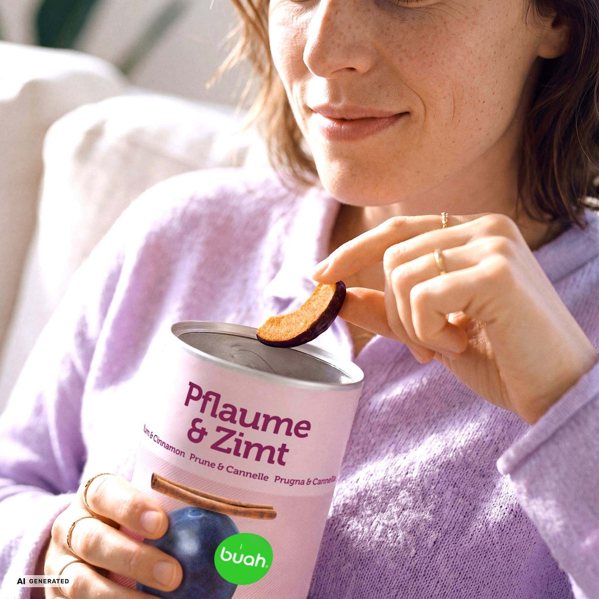 Freeze-dried plum & cinnamon