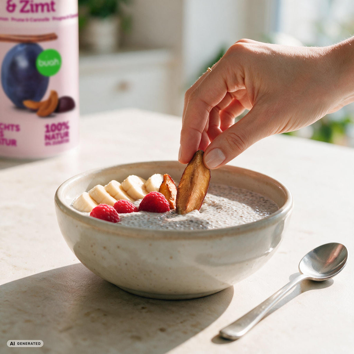 Freeze-dried plum & cinnamon