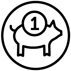 Gesundheit matters bei beuah.comswegen unterstützt icon mit Sparschwein