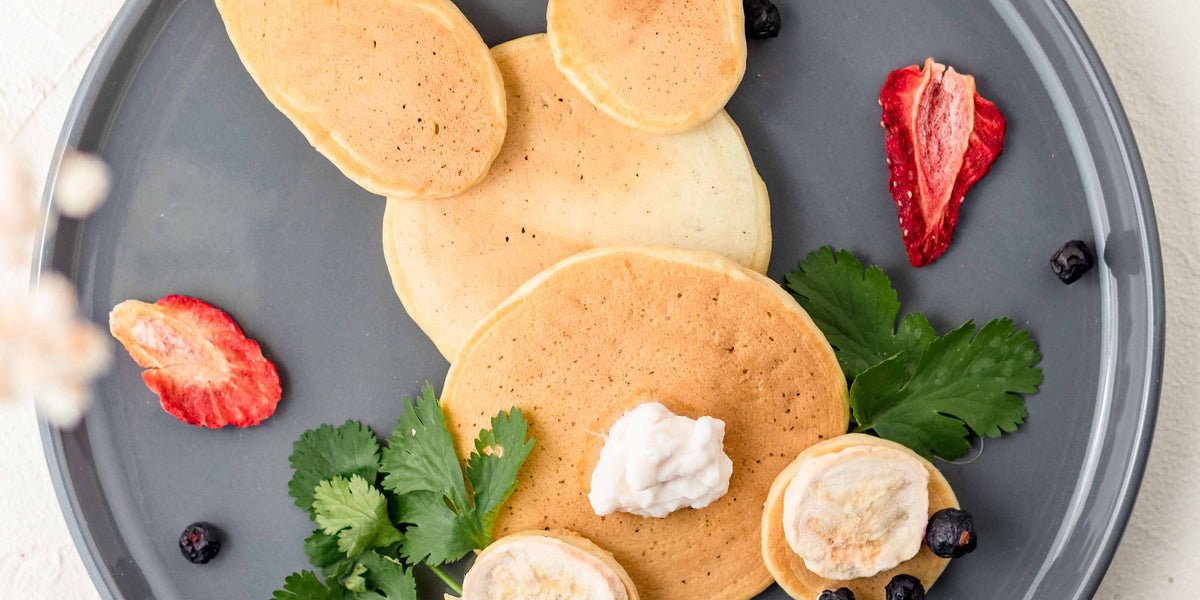 Oster Pancakes mit Banane