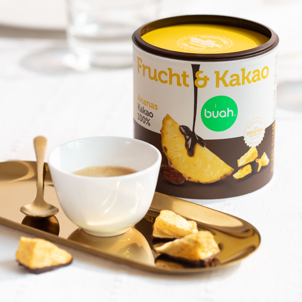 Gefriergetrocknete Ananas & Kakao